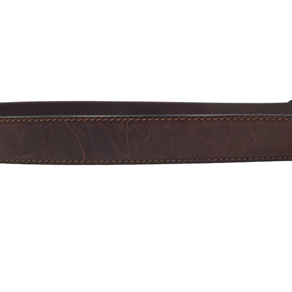 Eddie Bauer Men's Dress Casual Belt Size 48 #2130 Brown Italian Leather - Picture 16 of 16